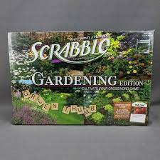 Scrabble Gardening Edition Hasbro Usaopoly Crossword Board Game New Sealed Scrabble Gardening For Kids Board Games