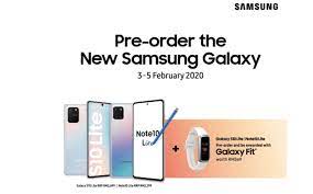 This promo requires that you open a new line of service. Pre Order The Samsung Galaxy S10 Lite And Galaxy Note 10 Lite In Malaysia This February 3 Get A Galaxy Fit For Free Klgadgetguy