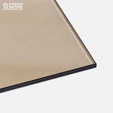 Kính cường lực 10 ly màu trà. Giá kính cường lực 10 ly màu trà