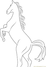 And feel free to use it. Horse Rearing Coloring Page For Kids Free Horse Printable Coloring Pages Online For Kids Coloringpages101 Com Coloring Pages For Kids
