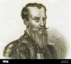 Jan Karol Chodkiewicz (1560-1621). Polish military, commander of the  PolishÐLithuanian Commonwealth army. Portrait. Engraving. Colored Stock  Photo
