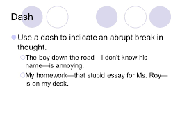 Dashes Parenthesis And Brackets Advanced Composition Ppt Download