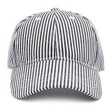Forever21 Stripe Baseball Cap 9 90 Liked On Polyvore Featuring Accessories Hats Baseball Cap Hats White Baseball Cap White Baseball Hat Forever 21 Hats