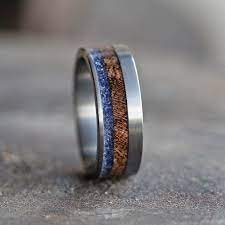 Sea Glass Jewelry Is A Great Way To Symbolize A Wonderful Trip Youve Been On Or The Place Where You Proposed Wood Engagement Ring Sea Glass Wedding Blue Rings