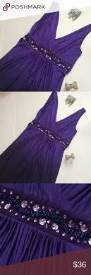 2 For 10 Purple Ombre Cocktail Dress Dillard S Dresses Deep V Neck Dress V Neck Dress