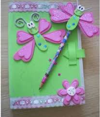 Cuadernos Decorados Cadernos Decorados Caderno Decorado Com Eva Artesanato Com Espuma