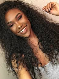 They are much more resilient than wigs made from synthetic fibers and can match your own hair texture very closely. Deep Curly Human Hair Lace Front Wig Beyou007 Beyou007 449 00 Full Lace Wigs Lace Front Wigs Rpgshow Bold Sexy Hair