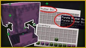 This video is intended for the general audience and n. Minecraft How To Make A Shulker Box Inception Youtube