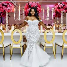 Mermaid wedding dresses beaded backless pearls lace applique bridal gowns custom. Plus Size Mermaid Wedding Dress 2020 Off The Shoulder African Lace Applique Vestido De Novia Wedding Dresses Aliexpress