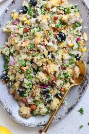 Interestingly enough, there was once a time—somewhere back in the distant '70s—when people were actually excited about cook. Healthy Summer Quinoa Salad Hummusapien