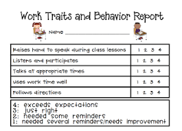 Individual Behavior Chart Freebies Behavior Sheet