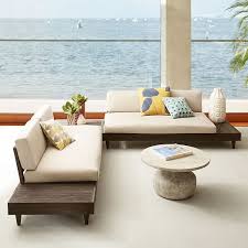 Build Your Own Portside Low Outdoor Sectional In 2020 3 Piece Sectional Outdoor Sectional Sofa Lounge Chair Outdoor