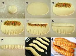 Caterpillar Bread Fauzia S Kitchen Fun Food Cooking Recipes Desserts Cooking Recipes