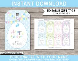 She writes about the latest and greatest products for the spruce. Printable Easter Gift Tags Template Personalized Last Minute Easter Treat Tags