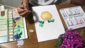 See more ideas about fon, gubahan bunga, hiasan dinding. Lukisan Bunga Dalam Pasu Simple Untuk Belajar Youtube