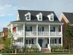 They are poured and cast in a mold and can be poured in place or brought in and set once they are done. The Veranda Denver New Home Parkwood Homes Farmhouse Style House House Exterior Veranda