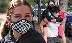 Bryce hall took to twitter to address the rising rumors of his and addison rae's suspected breakup. Tiktok Star Addison Rae Gets Playful With Beau Bryce Hall And Gets A Piggyback Ride After A Workout Daily Mail Online