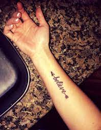 15 Arrow Tattoos That Are A Bullseye Pretty Designs Believe Tattoos Arrow Tattoos Arrow Tattoos For Women
