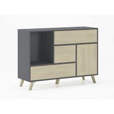 Por sus líneas rectas podrá ir en ambientes modernos. Aparador Salon Moderno Armario Auxiliar Comedor 2 Puertas 3 Cajones 140x92x40cm Sideboards Buffets Furniture