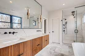 This heifer is cool made, sleek in her design, and pigmented in both eyes. Sloans Lake Home New Build Modern Bathroom Denver By Designdiva 5280 L L C Houzz