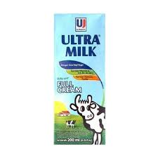 Nutrisi antara susu full cream dan susu skim tetap sama, seperti vitamin d, vitamin a, kalsium. Jual Susu Ultra Milk Full Cream Minuman Susu 200 Ml Terbaru Juni 2021 Blibli