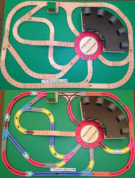 Roundhouse And Turntable Layout 101 Toy Train Table Wooden Train Track Thomas The Train Tracks