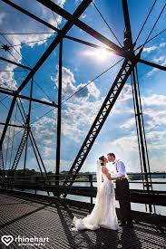 City Island Harrisburg Pedestrian Bridge Susquehanna River Best Harrisburg Pa Wedding Photographers Wedding Venues Pennsylvania Wedding Photographers Wedding