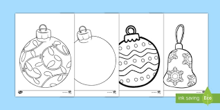 They can use any tree such as the christmas tree or… Printable Christmas Bauble Colouring Pages For Kids