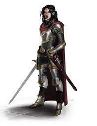 Female knight, Character portraits, Female armor
