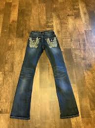 Met In Jeans Gold Angel Jeans In Light Blue With Gold Chains
