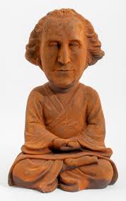 Sold at Auction: Anthony Freda "Washington Buddha"Sculpture & Print