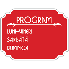 Automatizează calculul zilelor lucrate în funcție de concedii, sărbători legale și programul de lucru. Autocolant Program De Lucru Orar Retro