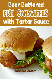 Beer Battered Fish Sandwiches In 2020 Battered Fish Fish Sandwich Recipes Fish Sandwich