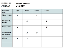 Familien putzplan zum ausdrucken 19 besten planner bilder auf. á… Die 3 Besten Putzplane Zum Download