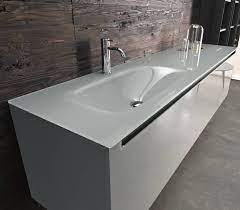 Glass bathroom vanities are sleek and modern additions to your contemporary bathroom, evoking a truly stylish cosmopolitan aesthetic equally at home in elite commercial restrooms as they are in private residences. Glass Adds Glamour To The Bathroom St George Sutherland Shire Leader St George Nsw