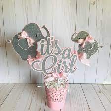 Elephant Baby Shower Elephant Centerpieces It S A Girl Centerpiece It S A Boy Centerpiece Girl Baby Shower Centerpieces Elephant Baby Shower Decorations Elephant Baby Shower Centerpieces