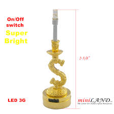 Maybe you would like to learn more about one of these? Brass Decorated Candlestick Lamp Light Battery Operated On Off Switch For 1 12 Dollhouse Miniature