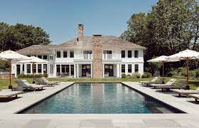 We will build your custom stone paver poolscape pool patio ontop of a 4 inch deep reinforced concrete base. 10 Hamptons Style Swimming Pools To Inspire Your Summer City Girl Gone Mom