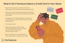 Fill in your personal information below. Someone Opened A Credit Card In My Name What To Do