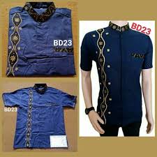 Menjual aneka model kaos polos dengan pilihan warna kaos polos dengan harga murah dan menggunakan bahan kaos. Jual Bd23 Baju Koko Bordir Kejora Lengan Pendek Biru Dongker Navy Kekinian Kota Pekalongan Model Baju Modernku Tokopedia