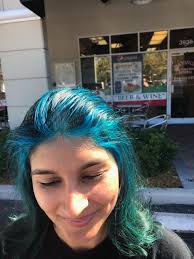 Short bob haircut with blue highlights via. Vibrant Blue Highlights Pizzazz Beauty Salon