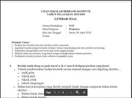 Dapatkan penjelasan bukan hanya jawaban. Soal Prakarya Kurikulum 13 Kelas 9 Jawabanku Id