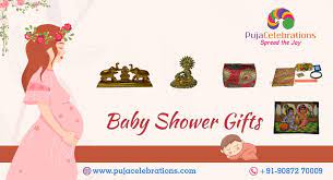 Return Gifts For Baby Shower Function Is Available In Pujacelebrations Com Where You Can Select A Gift From Wide Ra Baby Shower Gifts Baby Shower Festive Gifts