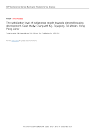 Also known as the negeri sembilan social welfare department in english. Pdf The Satisfaction Level Of Indigenous People Towards Planned Housing Development Case Study Orang Asli Kg Sejagong Sri Medan Yong Peng Johor