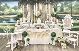 Rustic Communion First Communion Party Ideas Photo 9 Of 13 First Communion Decorations Communion Party First Communion Party