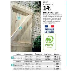 Lame de volet leroy merlin. Offre Lame A Volet Bois Chez Eleclerc Brico