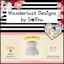 Wanderlust Designs On Instagram A Slightly More Casual Version Of The Wedding Dress I M Animal Crossing Wedding Animal Crossing Qr Codes Clothes Acnh Wedding
