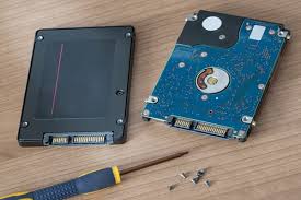 Be careful not to use one of the external bays, which have a cutout on the front of the case, as if your case has drive rails or screwless fittings, you'll need to read the case's manual for instructions on how to fit a drive. How To Replace A Hard Drive And Reinstall An Operating System