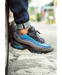 Cheap Nike Air Max 95 Blue Black Smoke Grey Trainers Nike Free Shoes Nike Running Shoes Women Nike Air Max 95