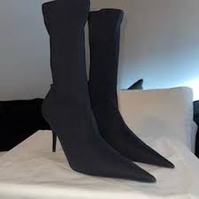 Balenciaga | Shoes | Balenciaga Black Vintage Leather Dorsay Heels |  Poshmark